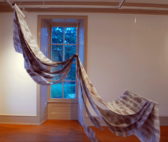 Maureen Ciaccio, Atmospheric at Main Line Art Center, photo by Jeff Stroud